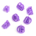 Miniatyrbillede 8 af 8: 40-delt Alphabet og Tal Kage Stenciler - Madkvalitets Plast Dekorative Toppers til Hjemmebagning