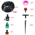 Miniatyrbillede 2 af 5: 25 meter 30 justerbar drypper sprinkler automatisk vanding enhed