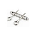 Miniatyrbild 4 av 5: 10-pack M4 krokar och ögon C till O Spänne 304 rostfritt stål Heavy Duty Spänning Wire Rep Hardware Kit för solskydd