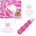Miniatyrbilde 3 av 5: Hopprep Beaded Hopprep, hopprep Justerbar for voksne Pink soft beads