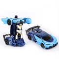 Pikkukuva 1 / 5: Transformer Toy Robot Automalli Sähköinen kaukosäädin Leluauto (Taivaansininen)