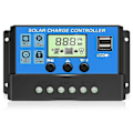 Miniatyrbillede 1 af 5: 12V24V10A-60A simpel solar controller 20A