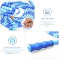 Miniatyrbillede 3 af 5: Tangle Free Jump Rope Bløde Perler Justerbar Segment hard beads
