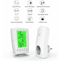 Miniatyrbillede 2 af 5: Programmerbar trådløs termostatfatning husholdnings smart termostat temperatur isolering timing kontrol termostat