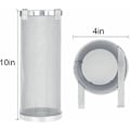 Miniatyrbillede 2 af 5: Ølfilterfilter, 300 mikron rustfrit stål hjemmelavet filter, 10*4 tommer, 1 stk.