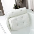 Miniatyrbild 3 av 5: Badkudde Badkudde med 6 halkfria sugkoppar för jacuzzi, bubbelpool (40 X 35 X 8 cm)