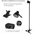 Miniatyrbillede 3 af 5: Medium 1 stykker stue soveværelse øjenbeskyttelse led clips lampe usb clip bordlampe læse og lære fylde lys led