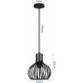 Miniatyrbilde 3 av 5: Vintage industriell pendel, retro stil lysekrone taklamper lampe kjøkken stue spisestue soverom, Ø2