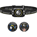 Miniatyrbild 1 av 5: Inbyggt batteri USB laddning new wave induktionszoomstrålkastare bländande utomhuscampingljus, för utomhuscamping, adv