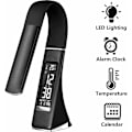 Pikkukuva 1 / 5: 5W 200LM Black Shell USB vuodelamppu Touch Button LED-nahkainen silmiensuojauspöytälamppu，sopii makuuhuoneeseen, työhuoneeseen, makuuhuoneeseen