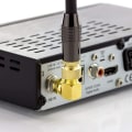 Miniatyrbillede 5 af 5: 4 stk zinklegering forgyldt F han til f kvinde albue Kabel TV Set Top Box konverteringsadapter retvinklet albue