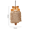 Miniatyrbillede 1 af 4: Tegneserie Dyr Chenille Håndklæde Til Køkken Badeværelse Hurtigtørrende Absorberende Lommetørklæde Super bløde mikrofiberhåndklæder Fo