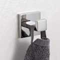 Miniatyrbillede 3 af 5: 54*60*54 mm lysende 304 rustfrit stål krog tøjkrog vedhæng sømfri badeværelses tøjkrog