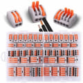 Miniatyrbilde 1 av 5: 60 stk Elektriske kontakter med kontrollspak, 30 stk 2 innganger, 20 stk 3 innganger, 10 stk 5 innganger