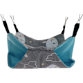 Pikkukuva 1 / 5: Hammock Pet Hammock Nest Double Canvas Hammock Hamster My Neighbor Totoro Ferret Hammock 34 * 34 (Grey Rabbit)