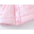 Miniatyrbillede 4 af 5: Børne polstret jakke Lang krave hætte polstret jakke 150cm Pink