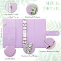 Pikkukuva 3 / 5: A6 Pu nahkainen muistikirjan organizer Purple
