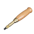 Miniatyrbilde 1 av 4: Håndpresset automatisk beltestansing Multifunksjonelt utskiftbart hode Silent Leather Puncher 6-delers Puncher