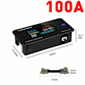 Miniatyrbillede 1 af 5: 0-200V 100A DC Digital Display Spænding og Strøm Måler Farveskærm Strøm Temperatur Tester Timer