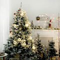Miniatyrbilde 5 av 5: 10 LED Fairy Lights Baller Lysdekorasjon for juletre Hage Terrasse Balkong Juleball Light Plug-in Varm Whi