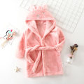 Pikkukuva 2 / 5: Pink Bunny Ears lasten kylpytakki 120#,