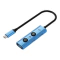 Pikkukuva 1 / 4: YCE V295 5-in-1 USB-C / Type-C HUB -sovitin AI-telakointiasema Blue