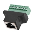 Miniatyrbillede 6 af 8: RJ45 Hun-stik til 8-bens Skrueklemme-stik til DVR Ethernet-forbindelse