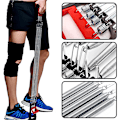 Miniatyrbillede 5 af 5: Dual-use strammer expander bodybuilding fitness udstyr fitness udstyr multifunktion modstand stål fjeder trækker muskler,