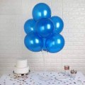 Miniatyrbilde 3 av 5: Blå ballonger, 100 stk blå lateks heliumballong til bryllupsgutt 1. bursdag Babydusj Dåp Konfirmasjon Festdekorasjon Blå