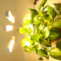 Miniatyrbillede 2 af 4: Tre færdige hoveder LED Grow Light Tilbehør Havelys Auto On/Off Timer 3 Full Spectrum Frøplanter