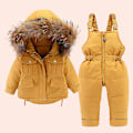 Miniatyrbilde 2 av 3: dunjakke for jenter 110cm yellow