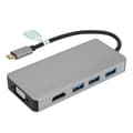 Type C -monitoimimuunnin VGaHDMiUSB3.0 x 3 -laajennusliitännällä 4K HD -videolle