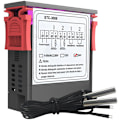 Miniatyrbillede 4 af 5: (24V) STC-3008 Digital Display Dual Control Smart Elektronisk Termostat
