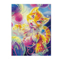 Pikkukuva 1 / 4: Gold Cat diamond painting (pyöreä timantti 30*40cm)