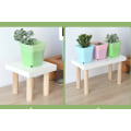 Miniatyrbilde 5 av 5: Bordhylle for blomsterstativ, skrivebordshylle, trehylle for vindusoppbevaring (kvadratbredde 20*20*10,7 cm)