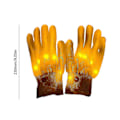 Miniatyrbillede 3 af 3: Led Blinkende Handsker Glød 7 Modes Lyser Fingerbelysning Dans Rave Party Børn Yellow