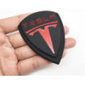 Pikkukuva 7 / 7: Biltillbehör ja Tesla Panel - 3D metallskylt / Bildekal / Asennus / Toiminta Dress Ups ja tillbehör För Tesla Model X Model 3 Model S Model Y Black