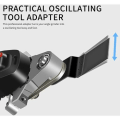 Miniatyrbillede 4 af 5: Oscillerende værktøjsadaptersæt Aluminiumsvinkelsliber til Universal Treasure Modification Converter Oscillerende værktøjsadapter