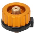 Camping Spis Brännare Adapter Split Typ Auto Off Butan Cylinder Canister Converter för utomhusvandring