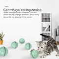 Miniatyrbild 5 av 5: USB uppladdningsbar kattbollleksak, interaktiv automatisk roterande boll med glödande ljus ABS-leksak Smart LED-lekboll för Pe