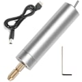Miniatyrbild 2 av 5: Mini USB DC 5V elektrisk borr Elektrisk handborr handborr, (silver+ USB datakabel+skiftnyckel+tre borrar)