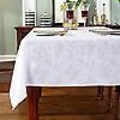 Miniatyrbild 2 av 5: Jacquard Bordsduk Blommönster Polyester Bordsduk Spillsäker Skrynkbeständig cover för köksmatsällskap, 150*213cm