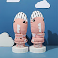 Miniatyrbild 3 av 5: 1 par Barn Vinterhandskar Toddler För Skidpojkar Snö Flickor Vattentät Varm Fleece