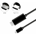 Pikkukuva 1 / 4: Hizek USB Type C - HDMI-kaapelisovitin