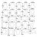 Pikkukuva 3 / 4: 25-osainen set ruostumattomasta teräksestä valmistettujen keksileikkureiden lumiukko Joulupuiden hirvisetti leivonta-tee- set diy mold,