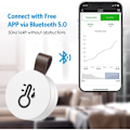 Miniatyrbillede 2 af 5: Bluetooth indendørs hygrometer termometer, mini indendørs termometer, temperaturovervågningssensor, digitalt hygrometer til Hom