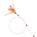 Miniatyrbilde 2 av 4: Morsom Cat Rod Wire Feather Erstatning Hode Bite-Sistant Cat Toy Supplies Cat Rod