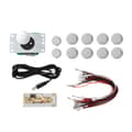 CY-822A DIY Arkadspelknapp och Joystick Enkel Rocker Set för Raspberry Pi PC Spelmaskin Vit