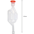 Pikkukuva 2 / 5: Fermentation Bung Plus Stopper Fermentointiputket Muoviset kuplilaitteen käymispakoventtiilit SAS Airlock Bubbler Transpa