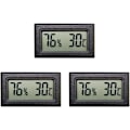 Miniatyrbillede 1 af 5: Mini digitalt LCD termometer Hygrometer Temperatur fugtighedstester (3 STK)